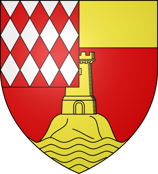 Blason ville fr Roquebrune Cap Martin 06